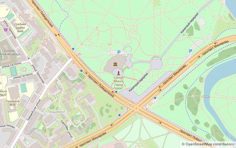 Minsk Hero City Obelisk location map