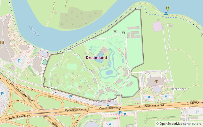Dreamland location map