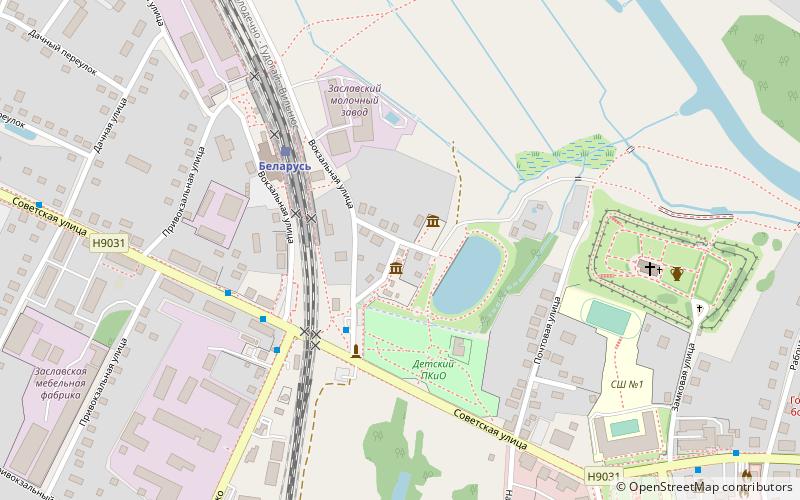 mlyn zaslawye location map