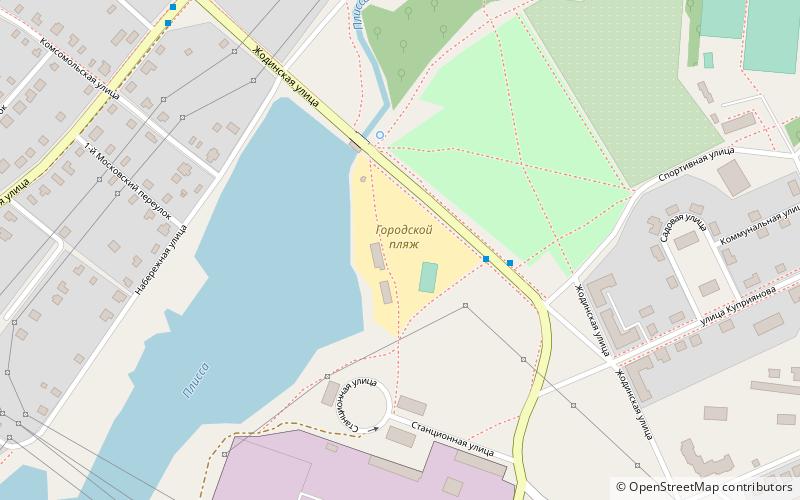 city beach zhodzina location map