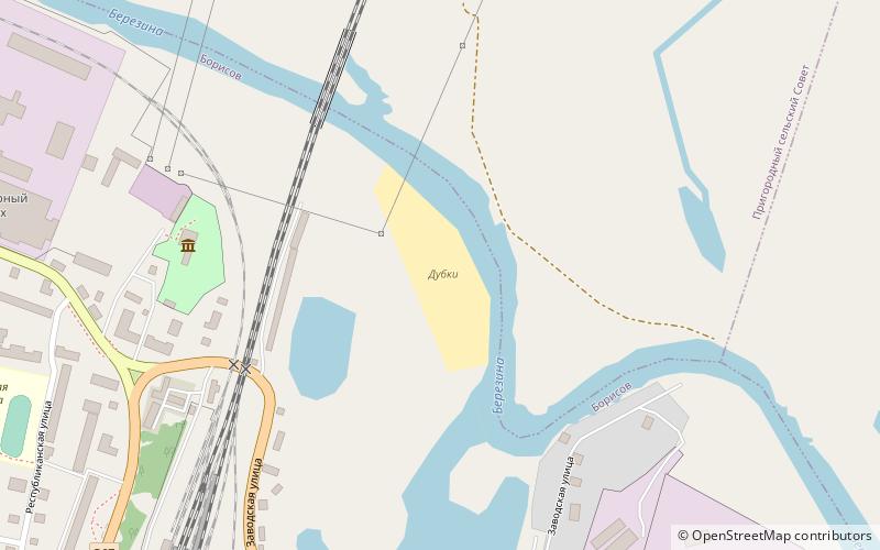 dubki barysaw location map