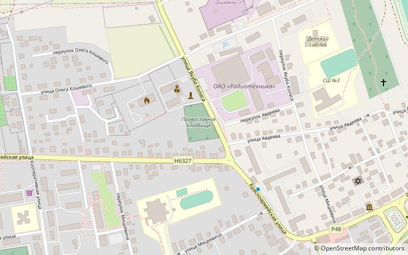 Orthodox Cemetery location map
