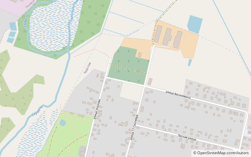 Catholic Cemetery location map