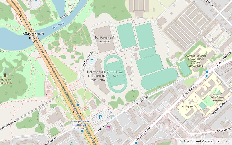 Zentraler Sportkomplex Wizebsk location map