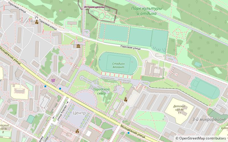 Atlant-Stadion location map