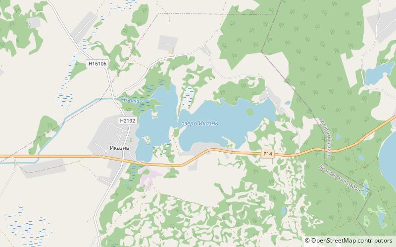 Lake Ikazn location map