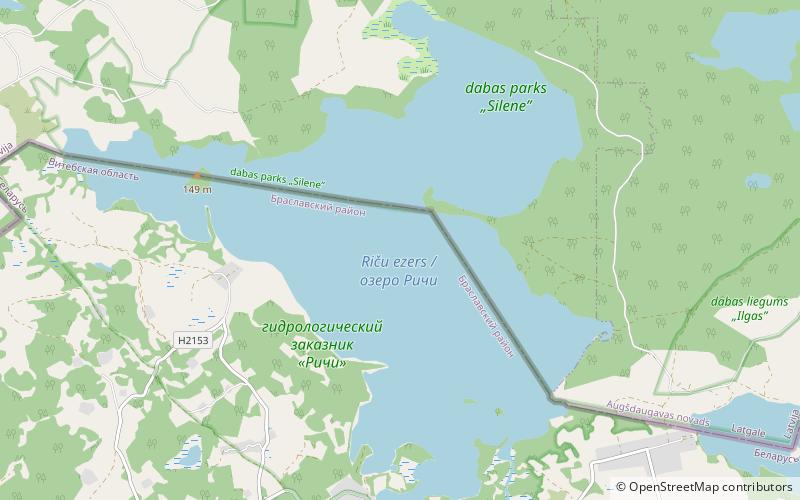 Lake Rychy location map