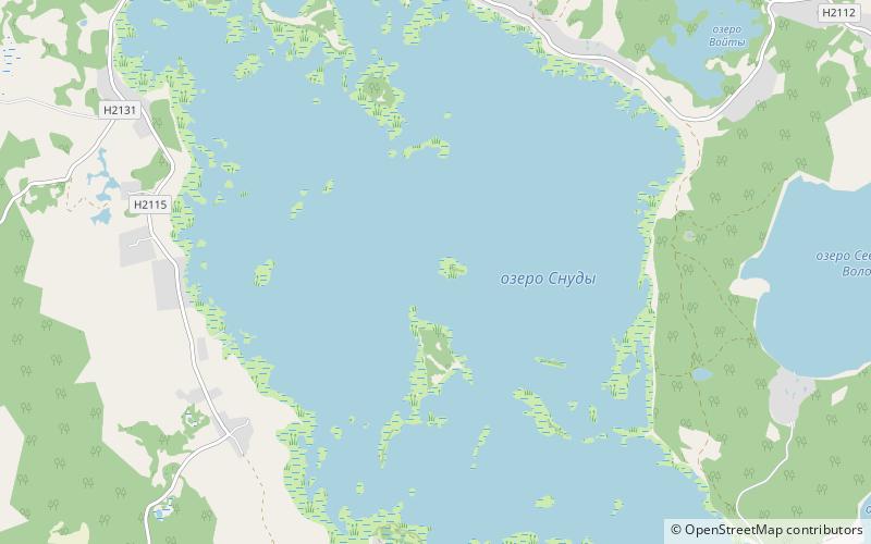Snudy Lake location map