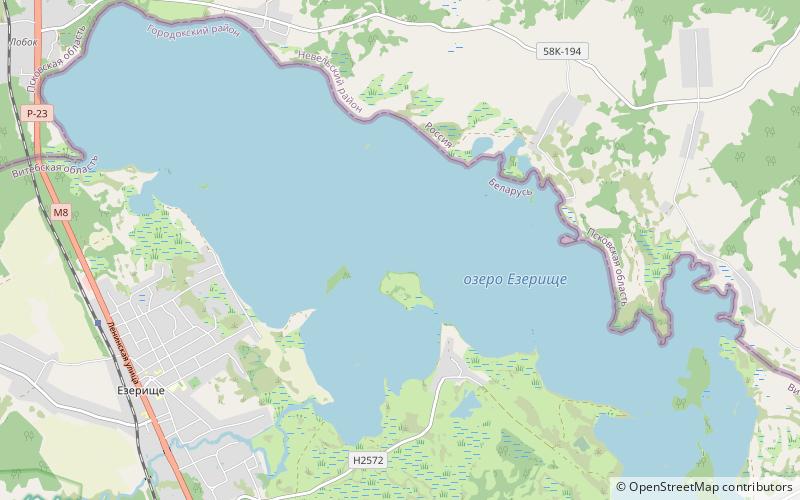 Lake Ezerische location map