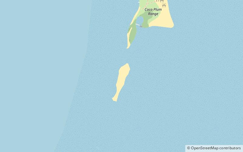 thatch caye location map