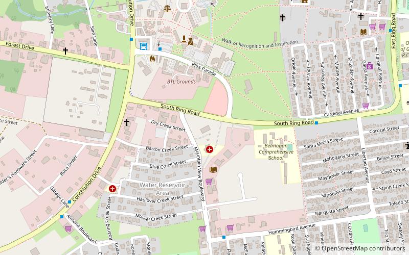 belmopan museum location map