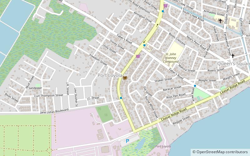 port loyola calvary chapel ciudad de belice location map