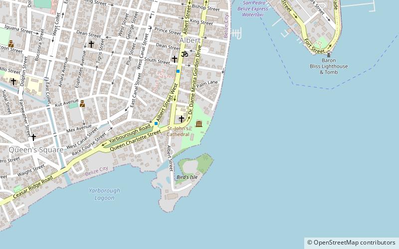 house of culture belize city location map