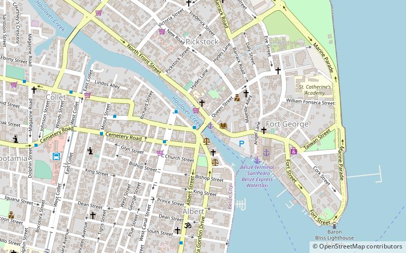 Swing Bridge location map