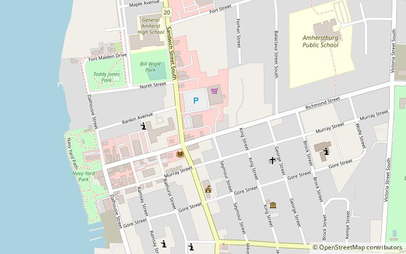 Gibson Gallery location map