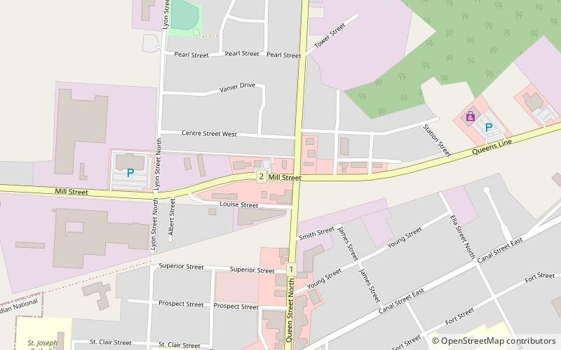 Tilbury location map