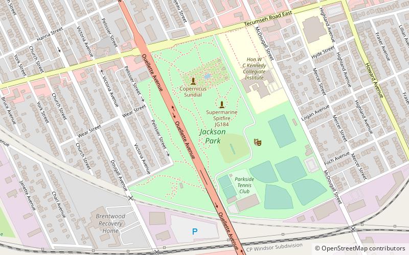 Jackson Park location map