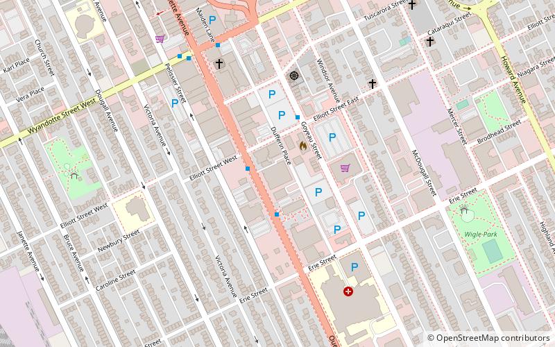 Windsor Public Library location map