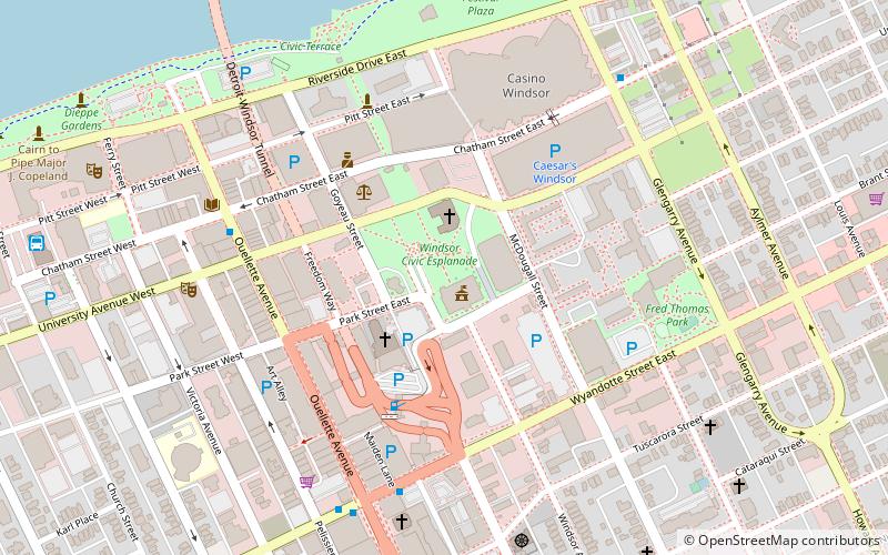 Windsor City Hall location map