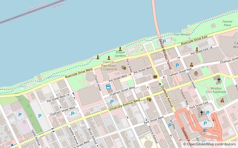 Windsor's Community Museum location map