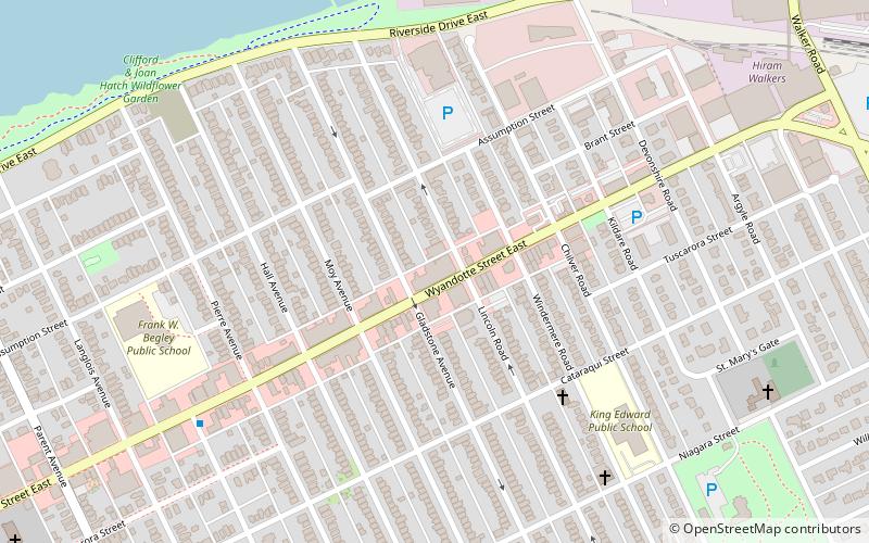 Olde Walkerville Theatre location map