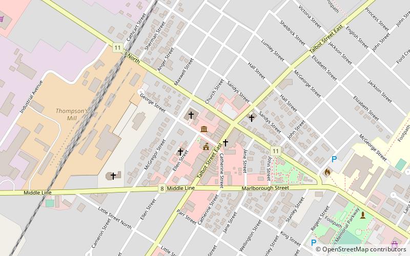 Blenheim District Freedom Library and Military Museum location map