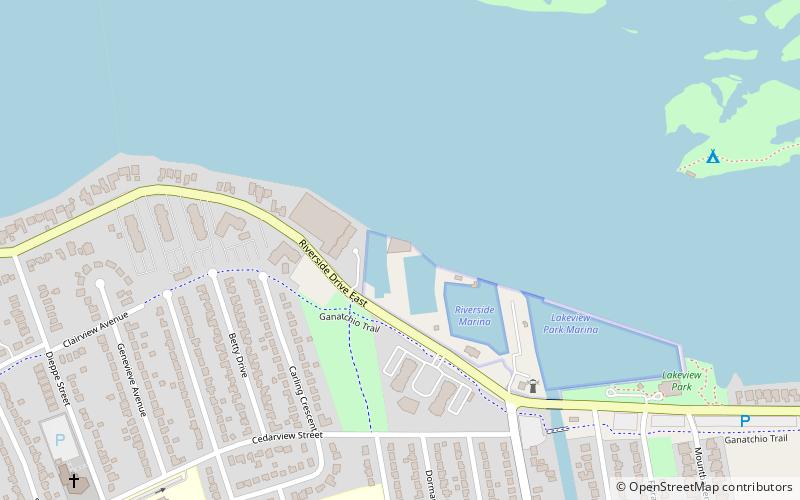 Windsor Yacht Club location map