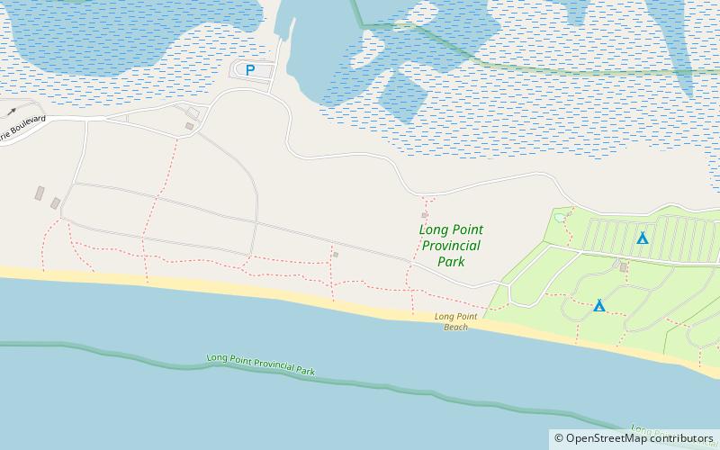 Parc provincial Long Point location map