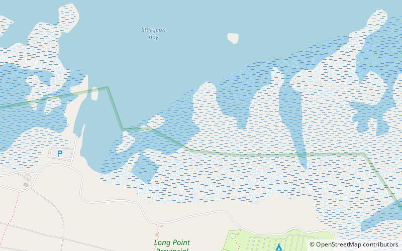 Long Point Biosphere Reserve location map