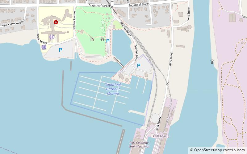 Sugarloaf Marina location map