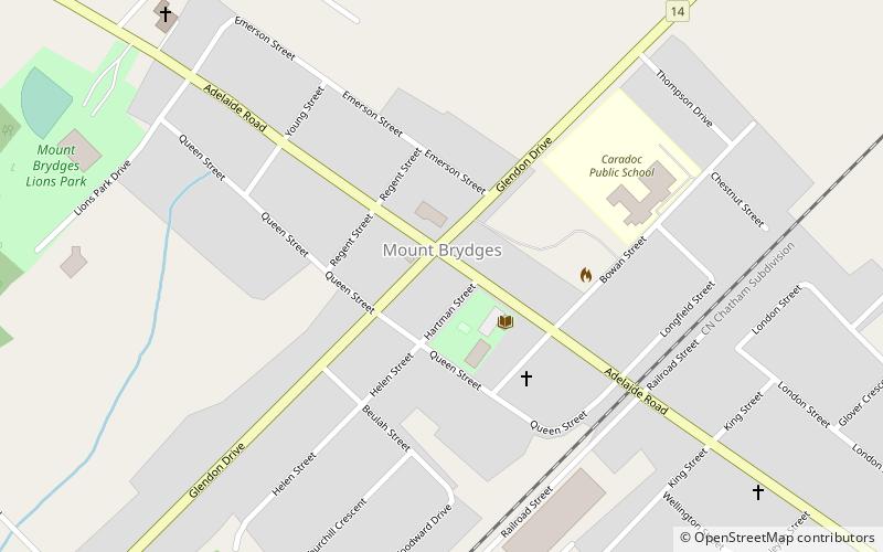 Strathroy-Caradoc location map