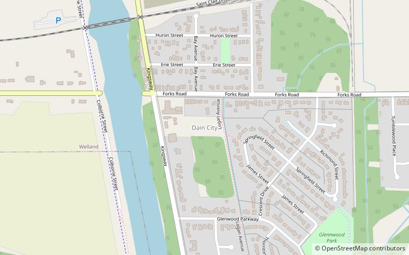 Dain City location map