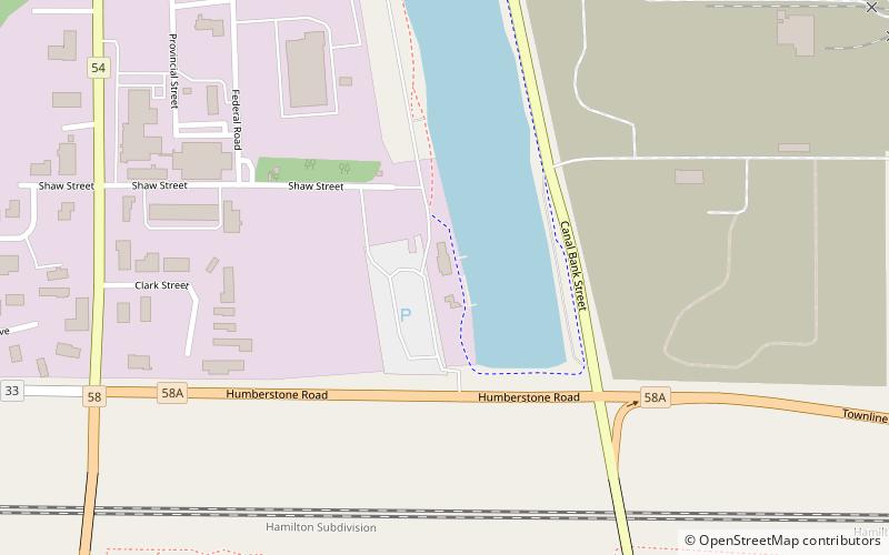 Welland International Flatwater Centre location map