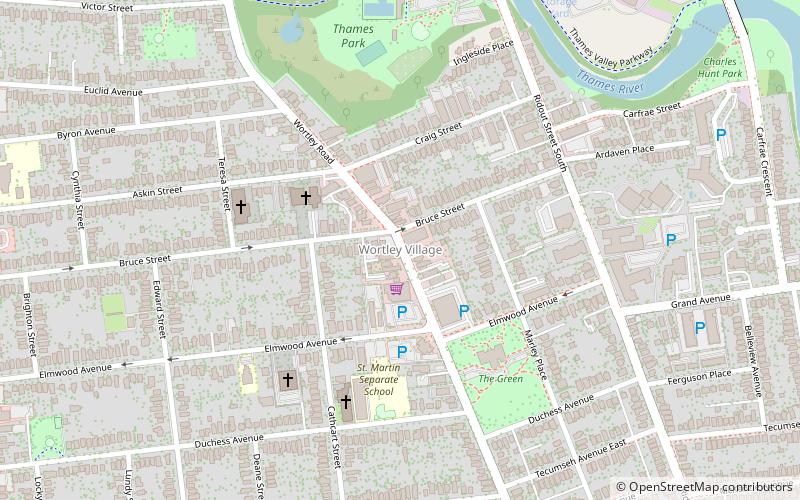 Wortley Village location map