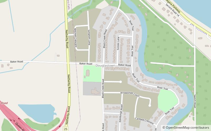 Douglastown location map