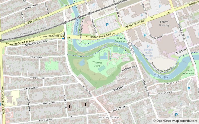 Thames Pool location map