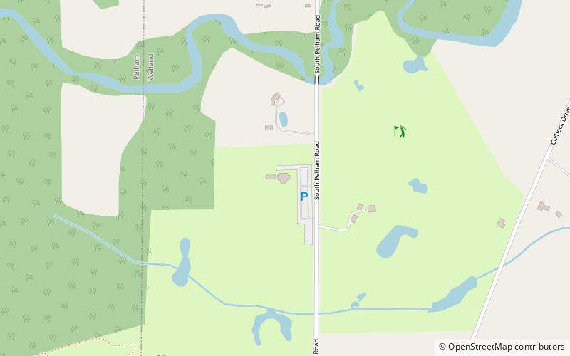 Sparrow Lakes Golf Course location map