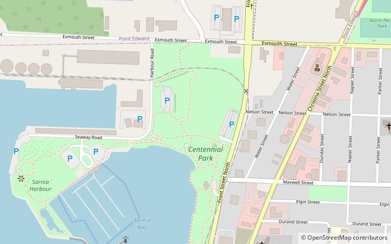 centennial park sarnia location map