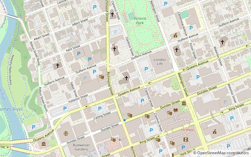 Cathédrale Saint-Paul de London location map