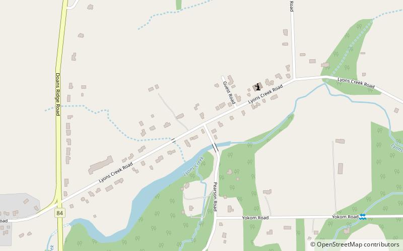 Cooks Mills location map
