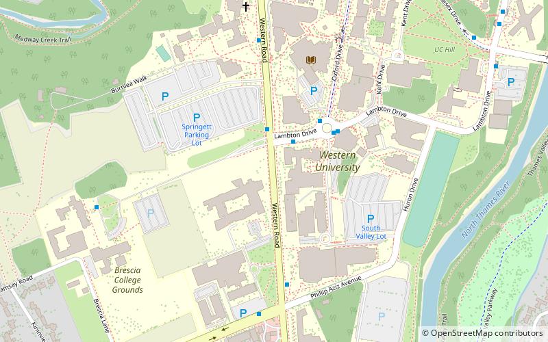 Brescia University College location map