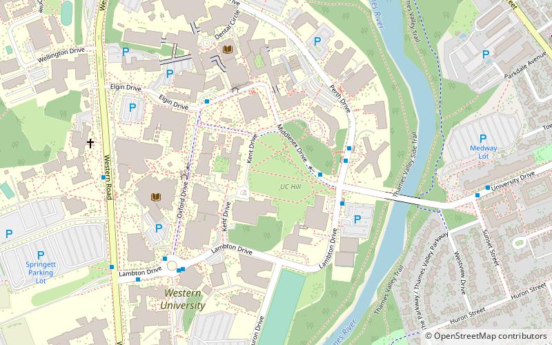 Bow Valley College location map