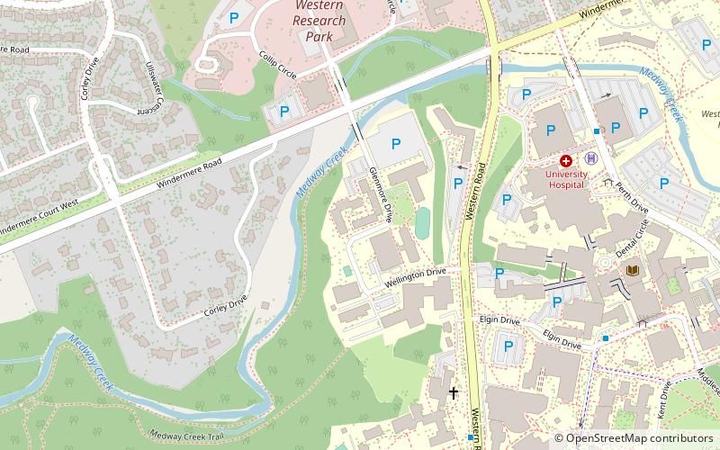 Huron University College location map