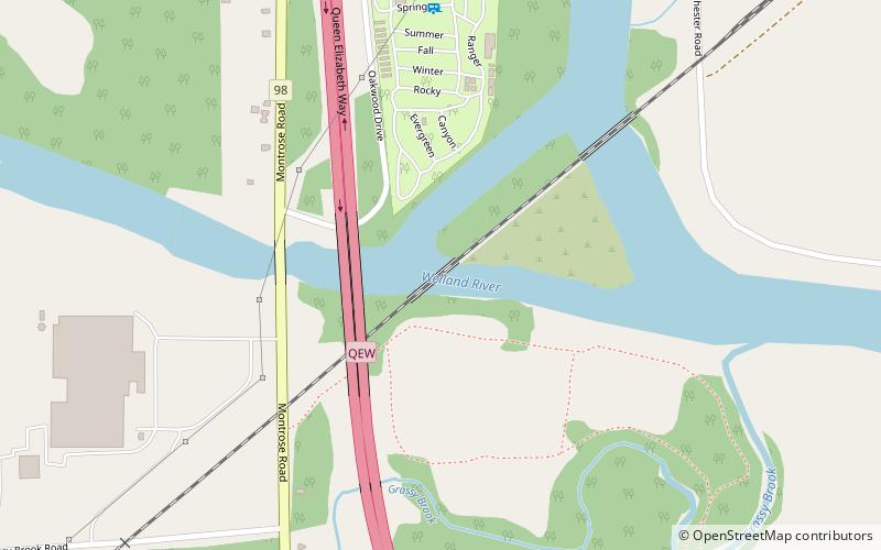 Montrose Swing Bridge location