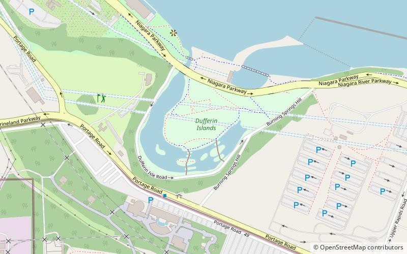 Dufferin Islands location map