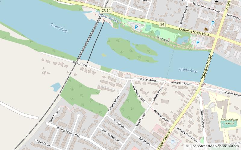 Caledonia Mill location map