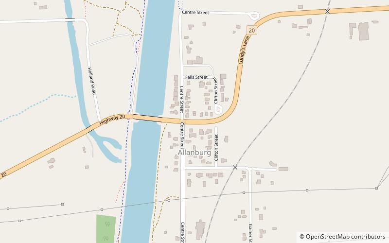 Allanburg location map