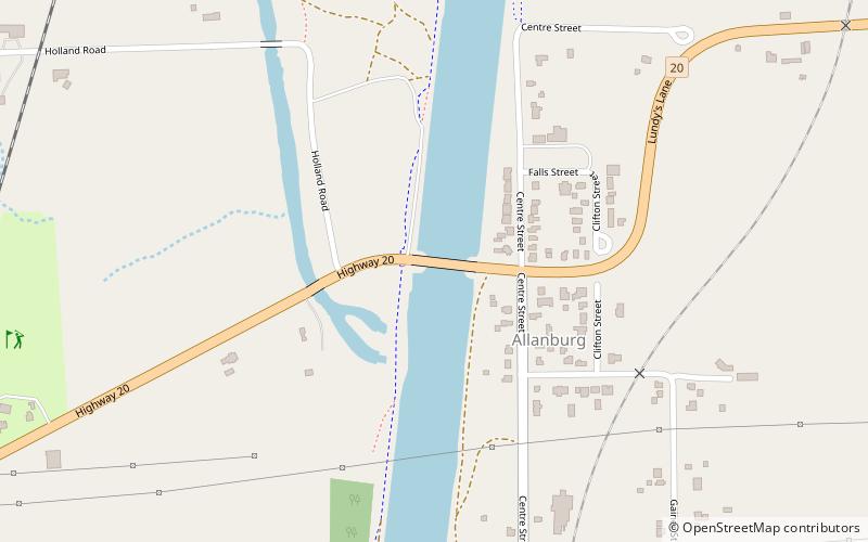 Welland Canal Bridge 11 location map