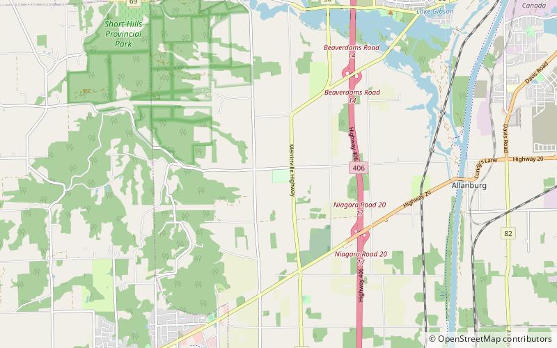 Merrittville Speedway location map