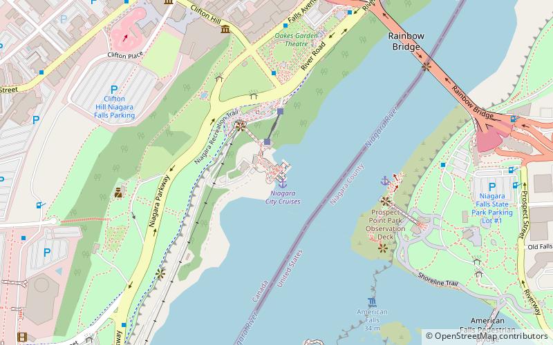 Hornblower Niagara Cruises location map